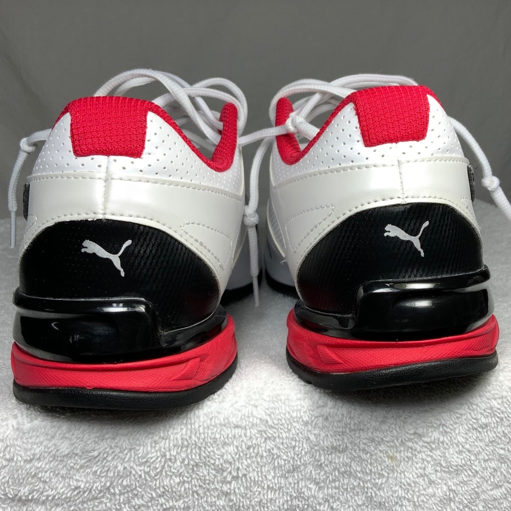 Men's Puma Tazon Black & White Sneaker - Size 10.5 - Picture 4 of 14